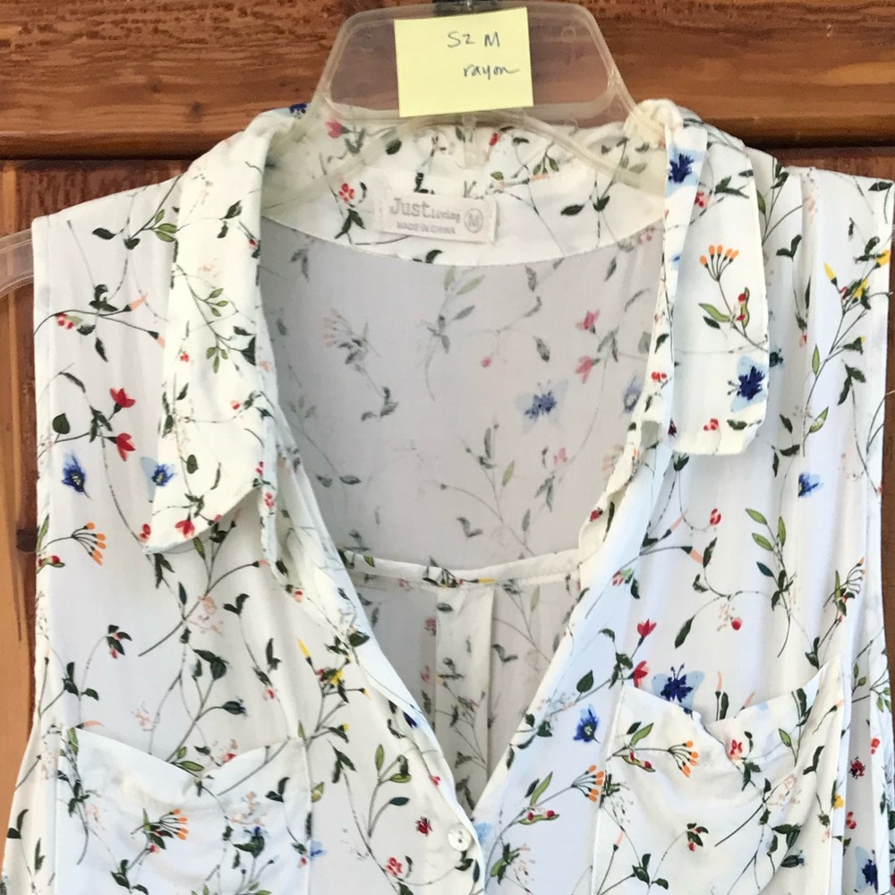 Flower Pattern Tank - Picture 3 of 4